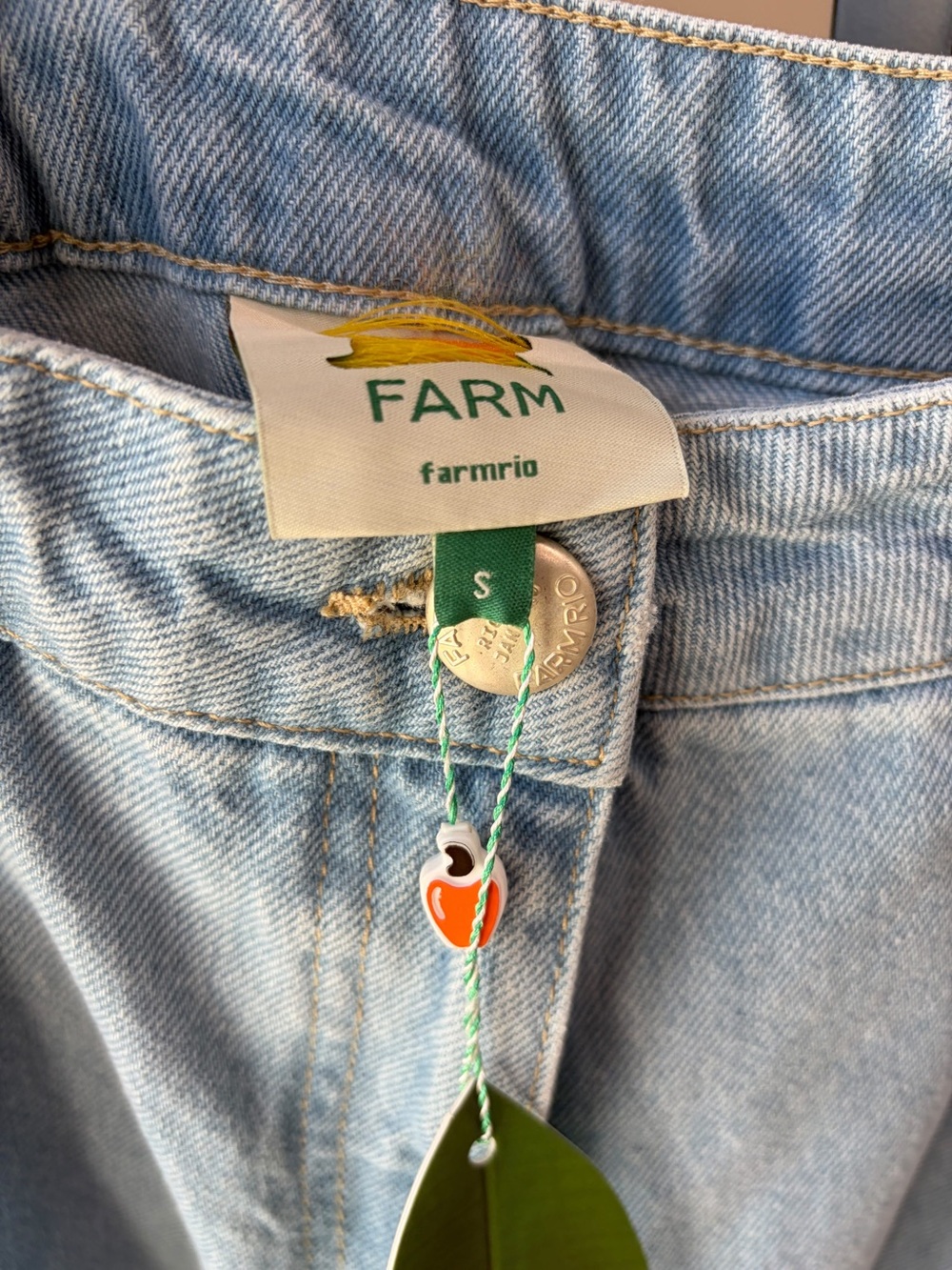 Farm Rio Tree Light Colors Denim Pants - Picture 5 of 9
